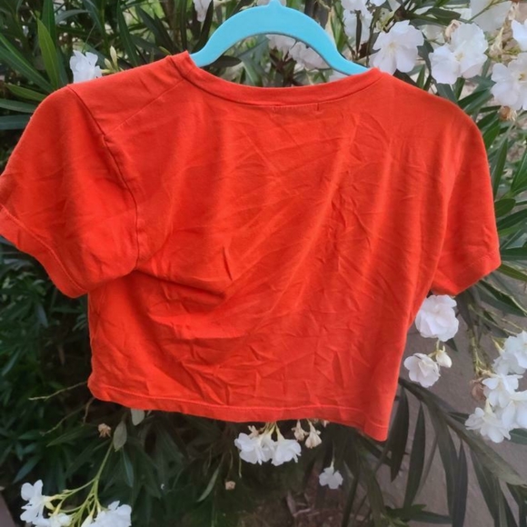 FASHION NOVA ORANGE BABYGIRL CROP TOP WOMEN'S TOP - Picture 2 of 3